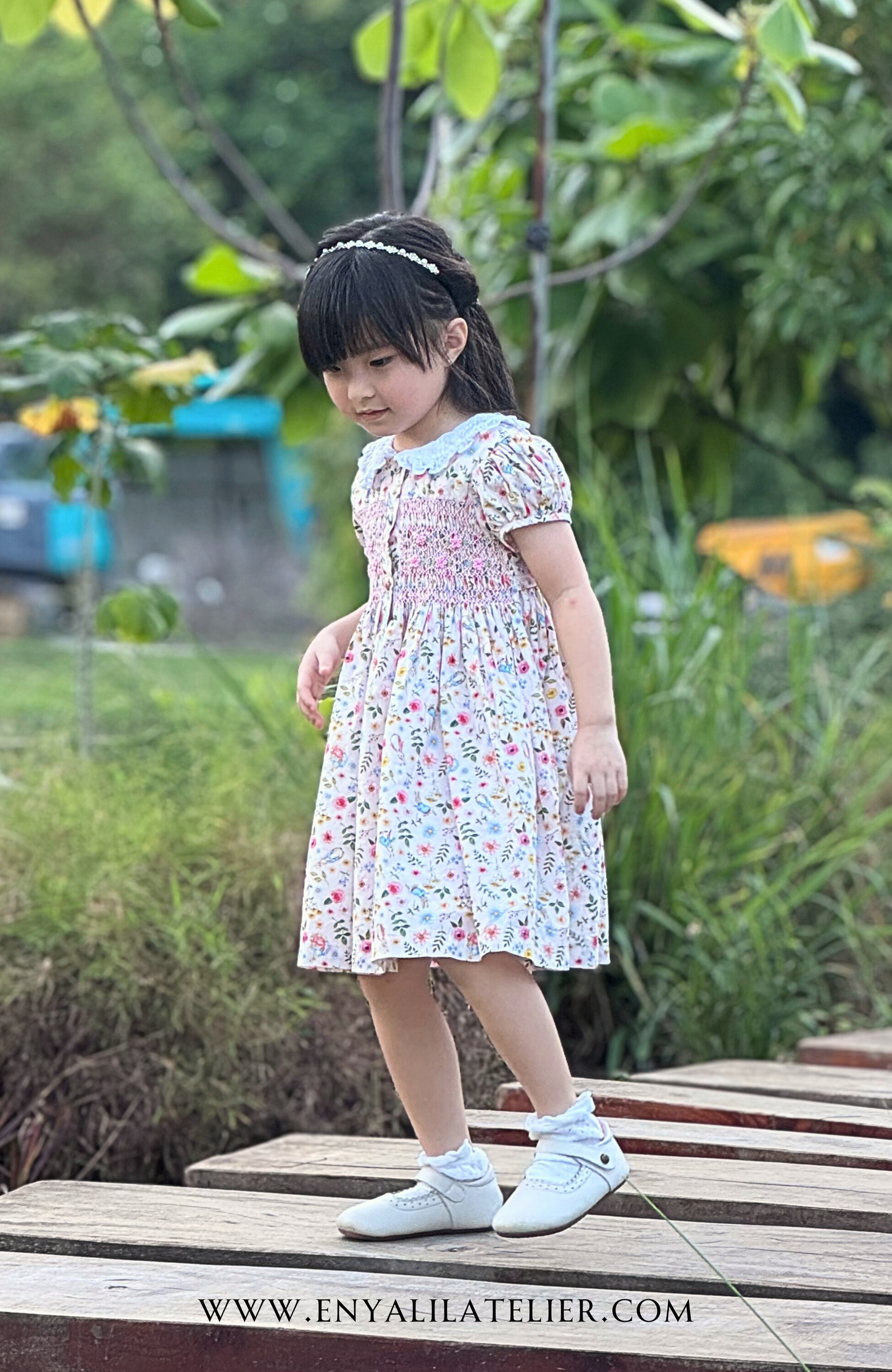 Luna Handsmocked Dress