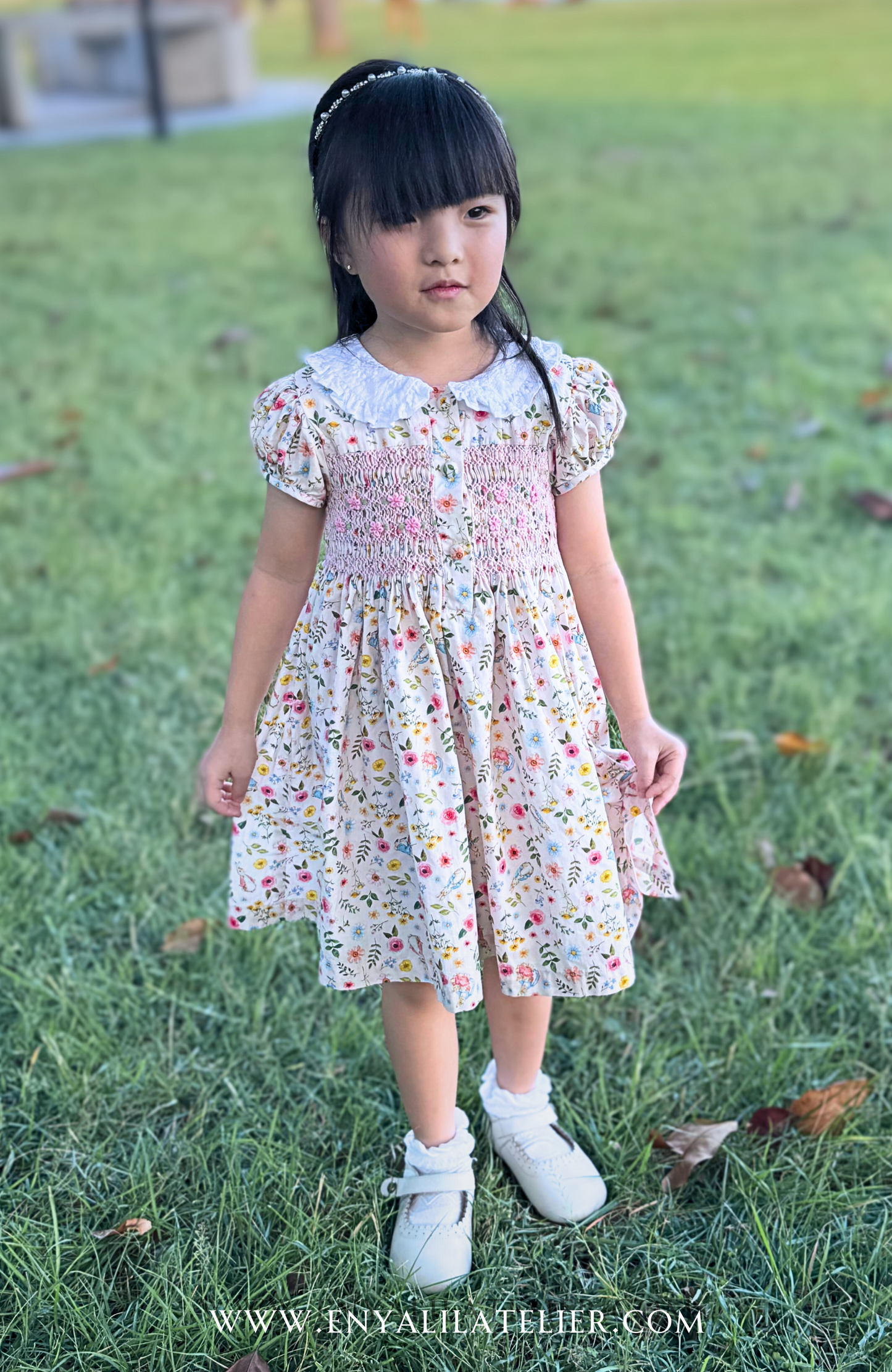 Luna Handsmocked Dress