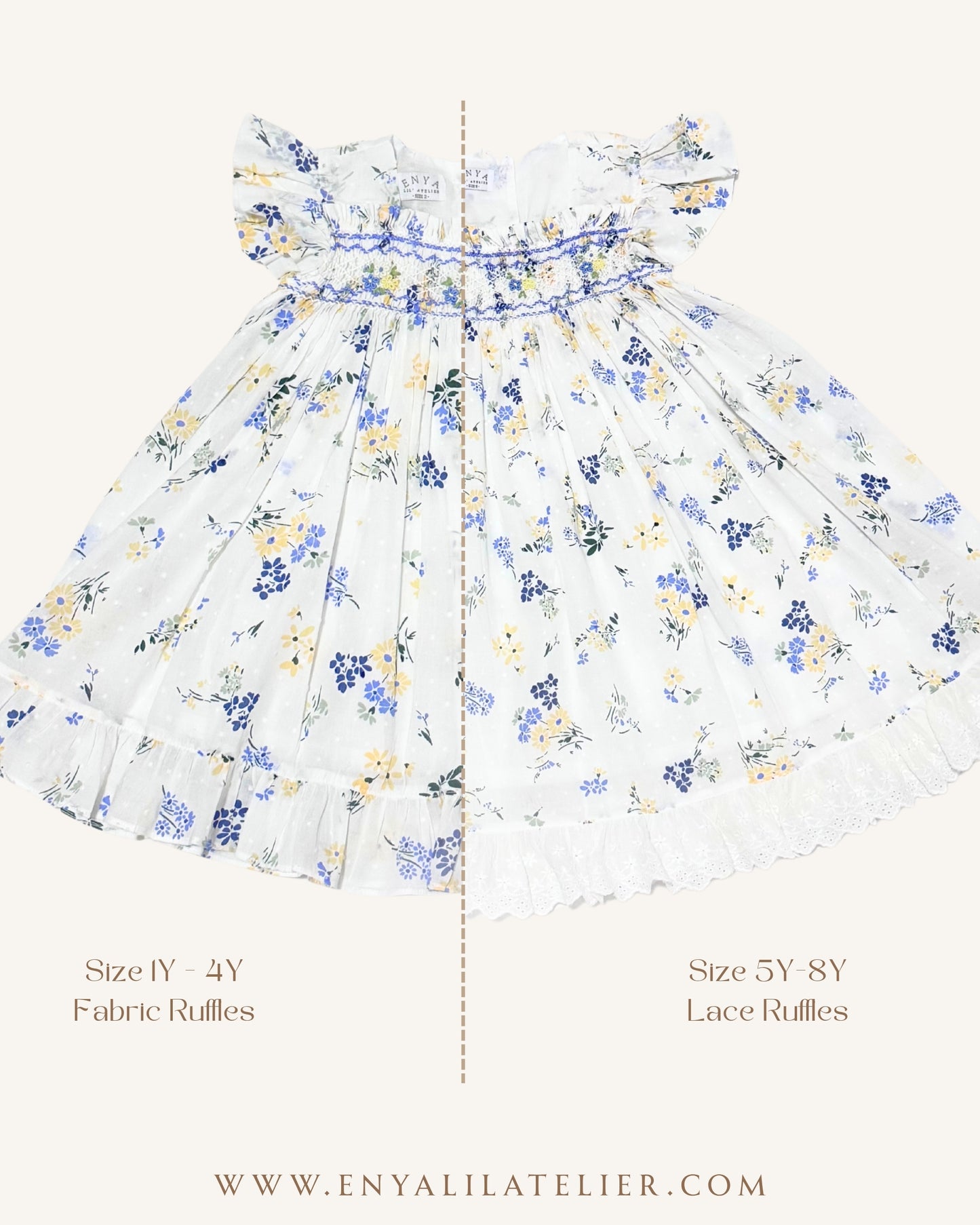 Soleil Handsmocked Dress (2Y - 8Y)