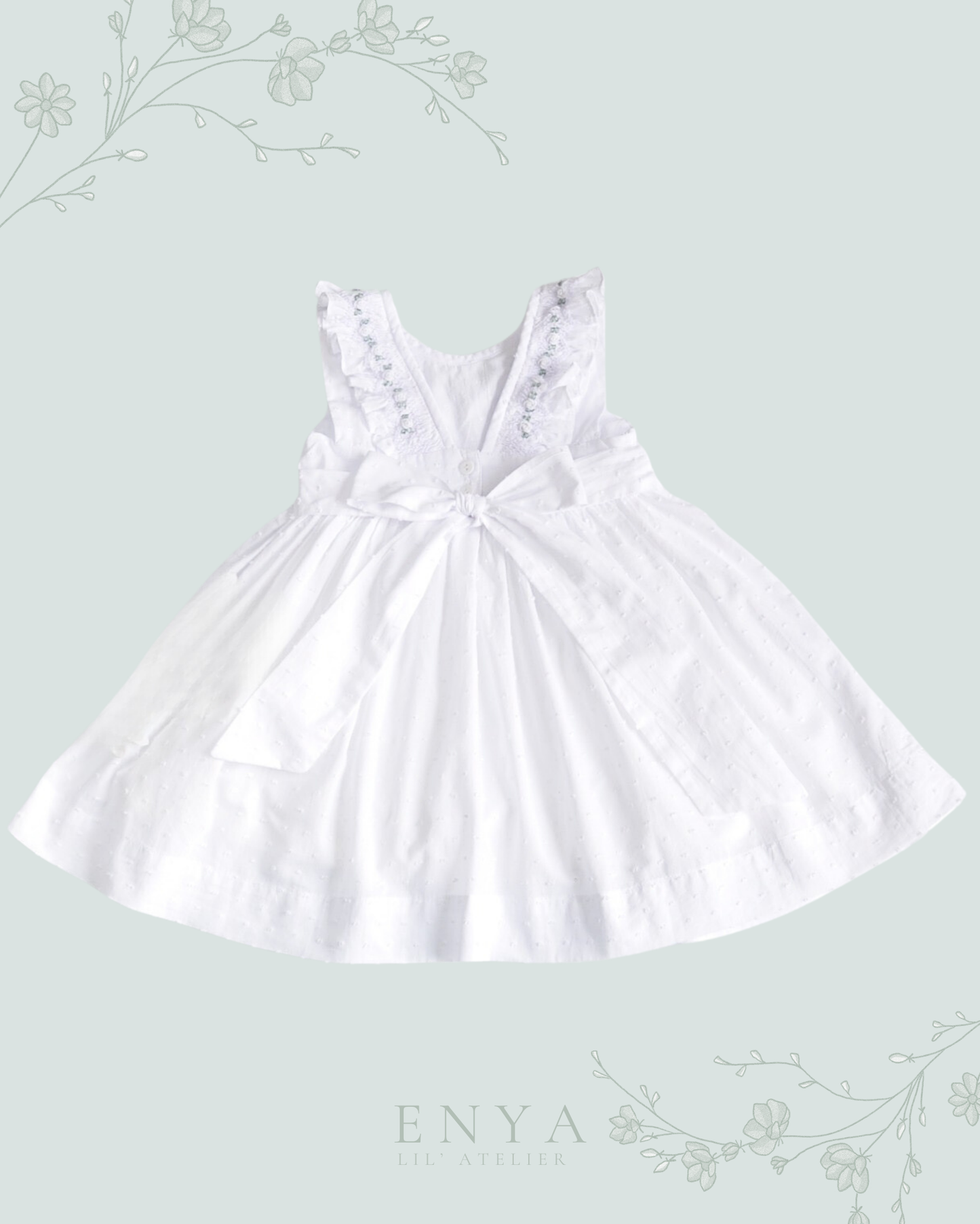 Elise Handsmocked Dress