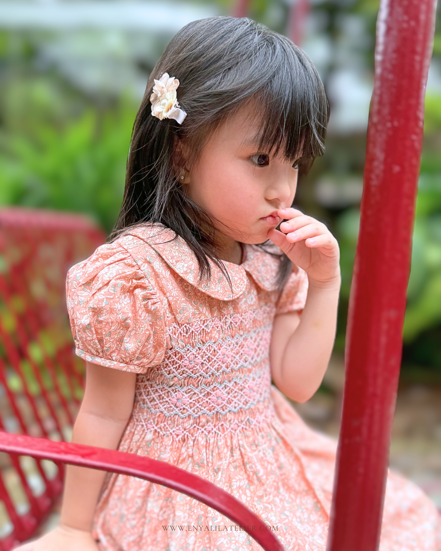 Ella Handsmocked Dress Size 1