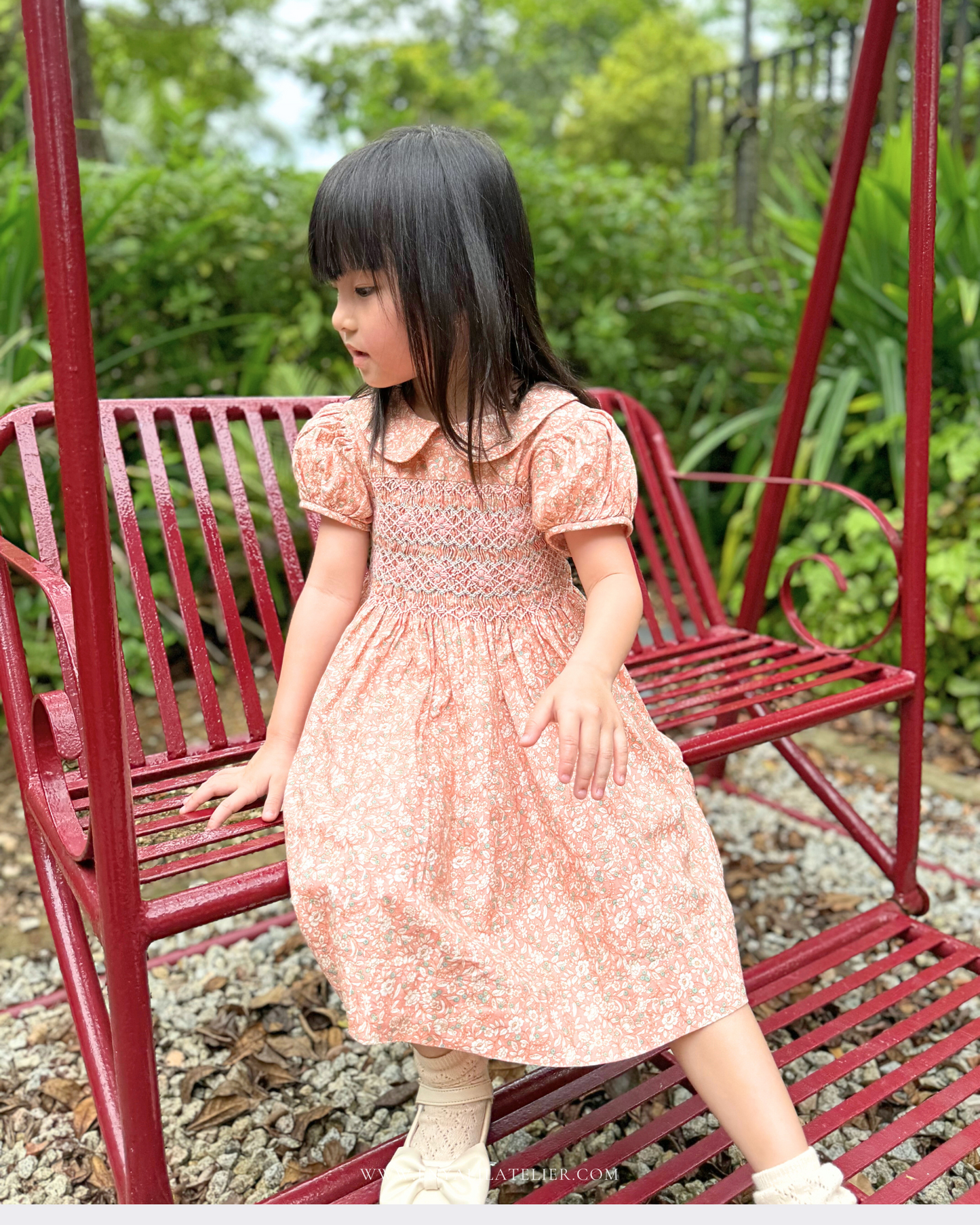 Ella Handsmocked Dress Size 1