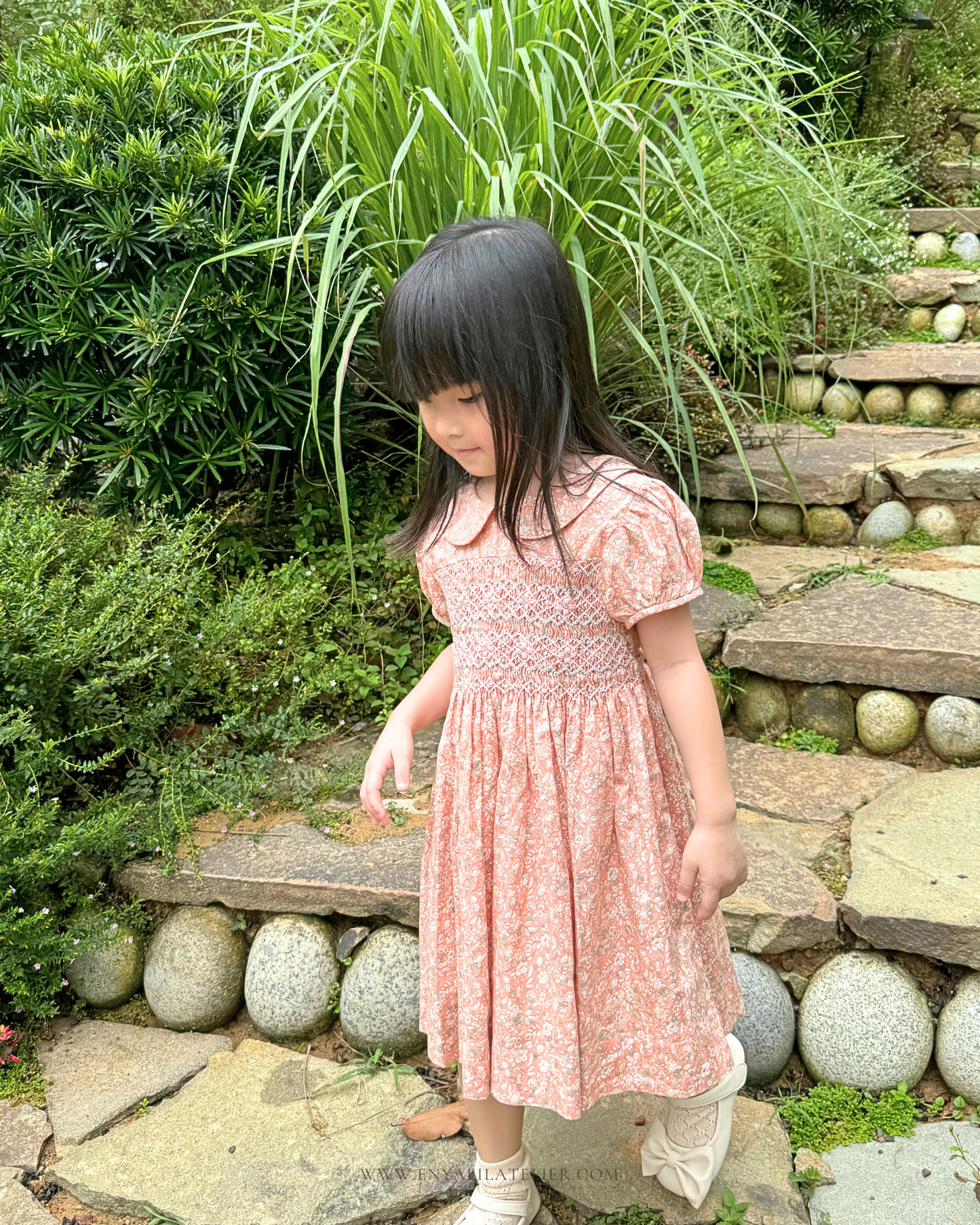 Ella Handsmocked Dress Size 1