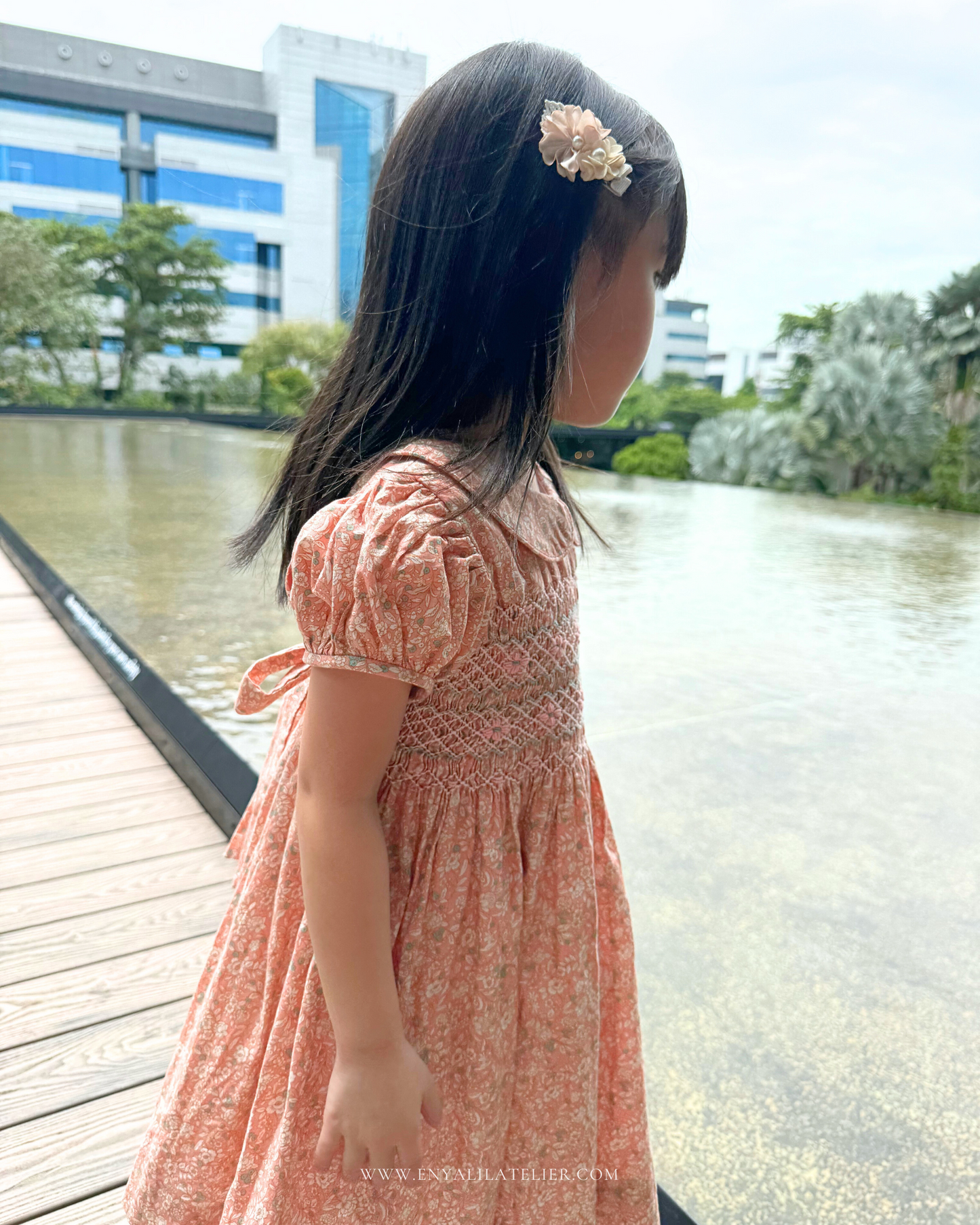 Ella Handsmocked Dress Size 1