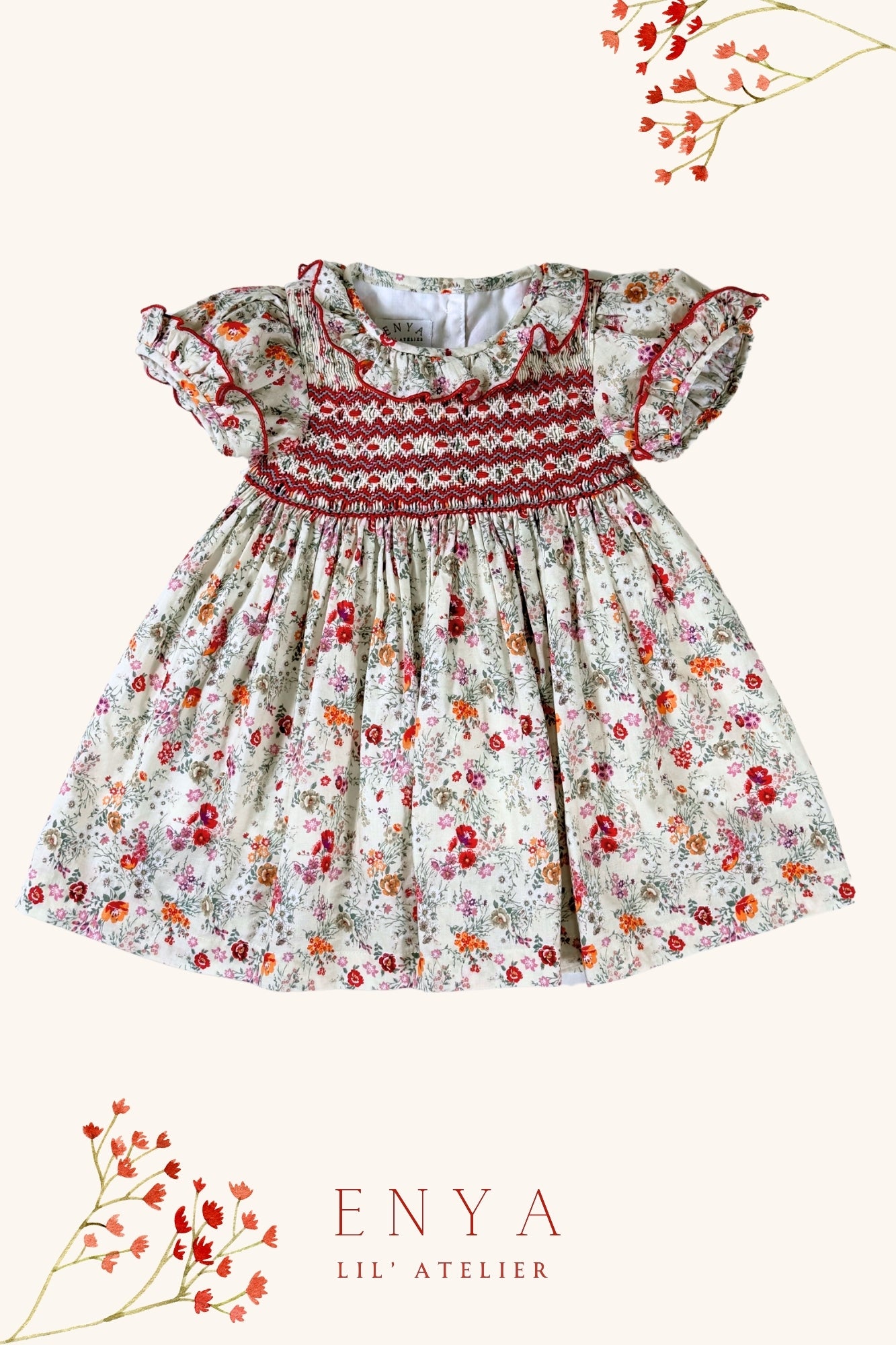 Sonia Handsmocked Dress Size 3