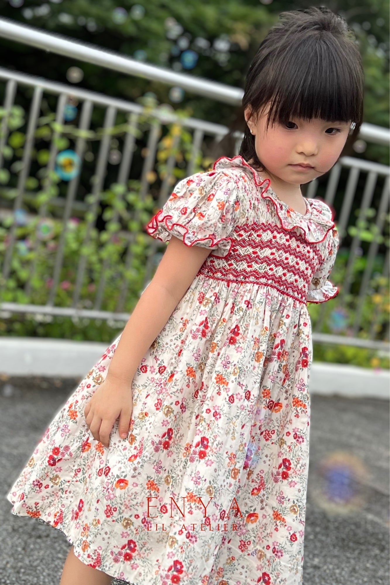 Sonia Handsmocked Dress Size 3