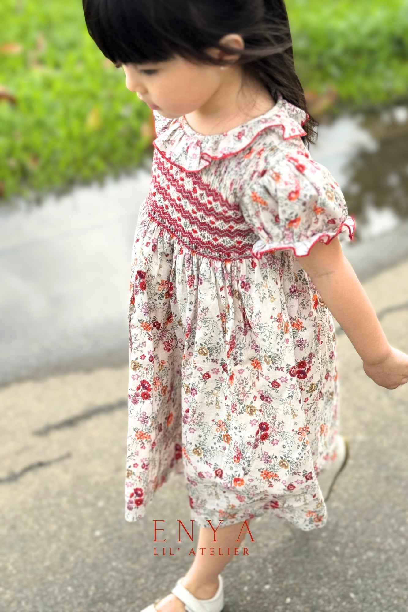 Sonia Handsmocked Dress Size 3