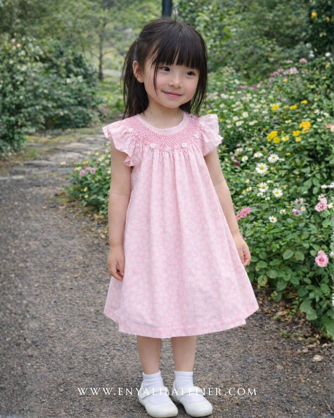 Daisy Bishop Handsmocked Dress