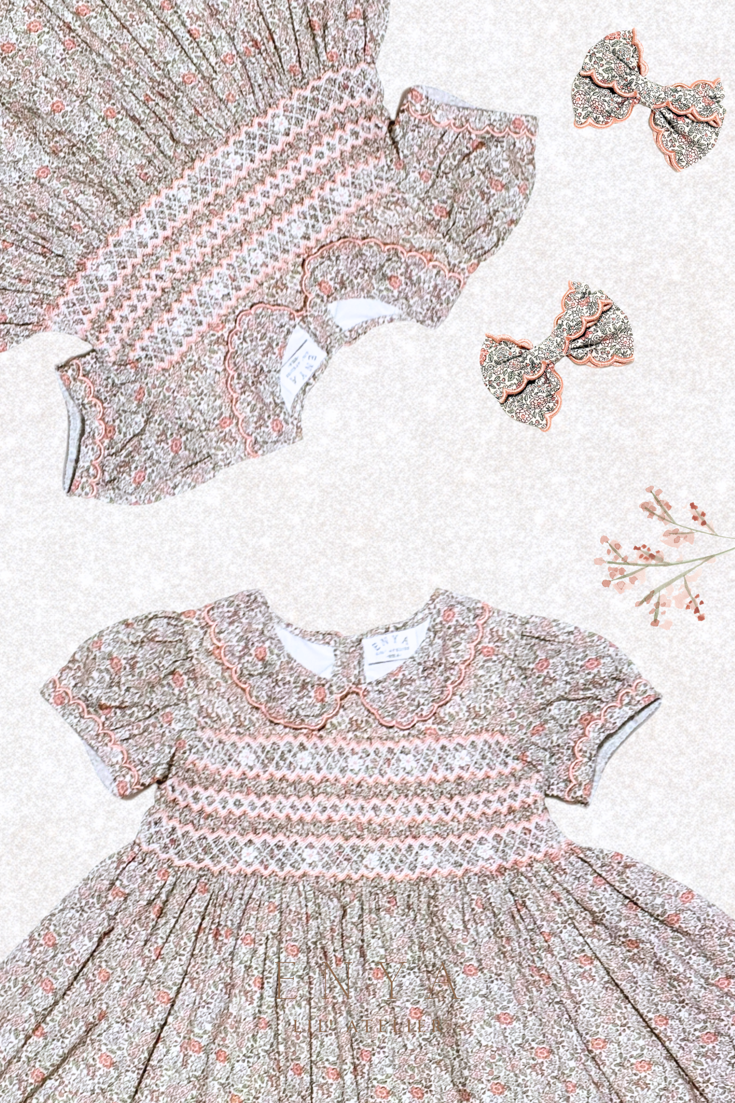 Lorraine Handsmocked Dress