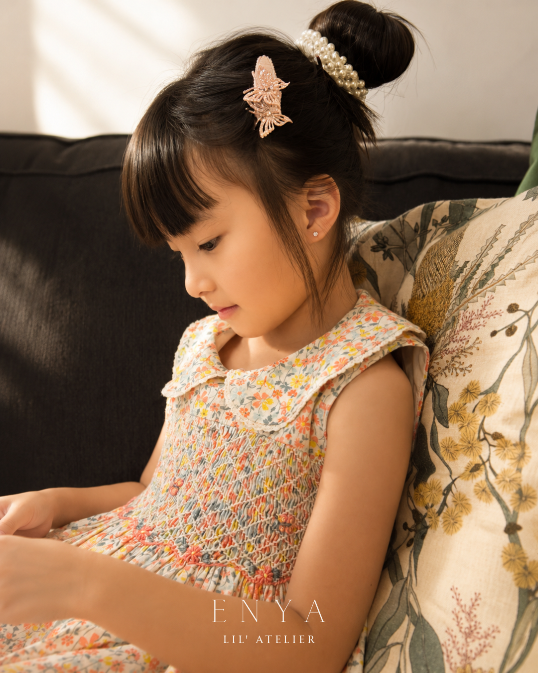 Clementine Handsmocked Dress