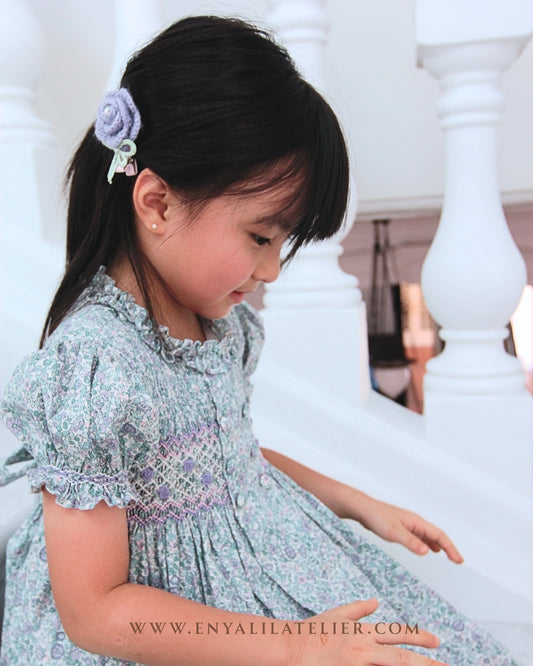Judith Floral Handsmocked Dress