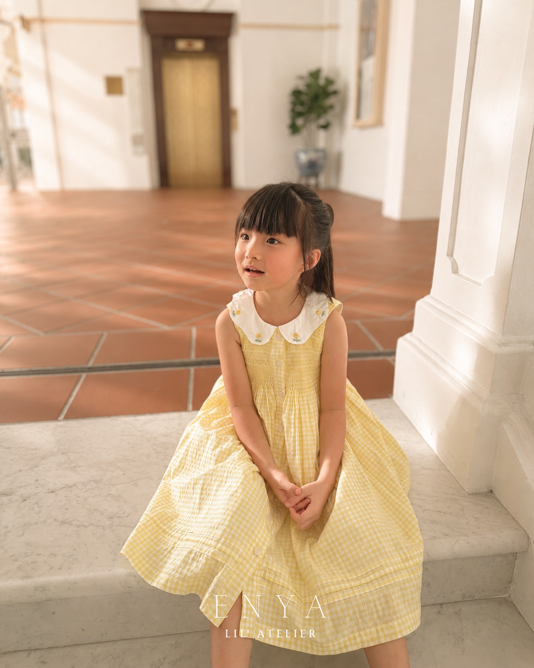 Lemira Handsmocked Dress
