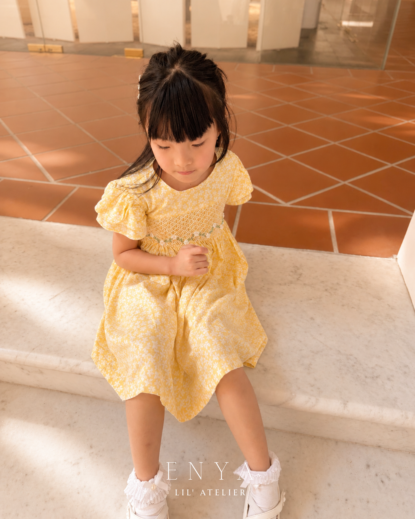 Marigold Handsmocked Dress