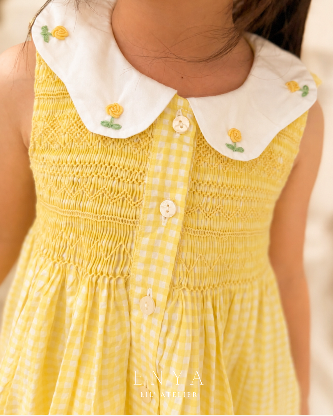 Lemira Handsmocked Dress