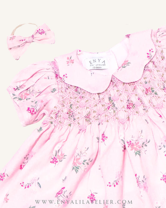 Blair Handsmocked Dress with Bloomer (3M - 12M)