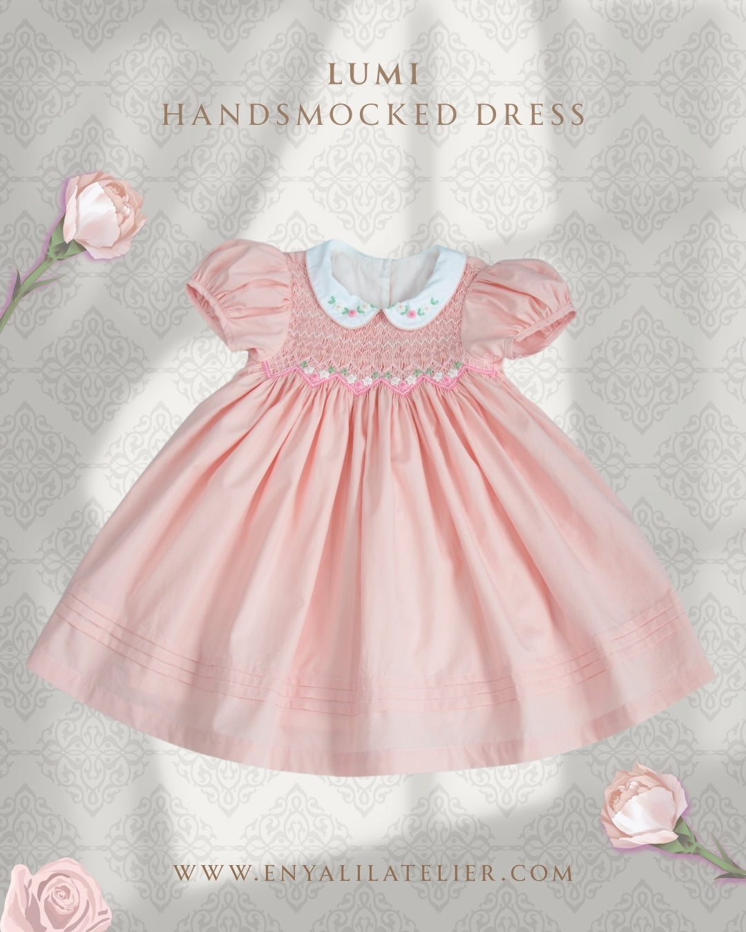 Lumi Handsmocked Dress