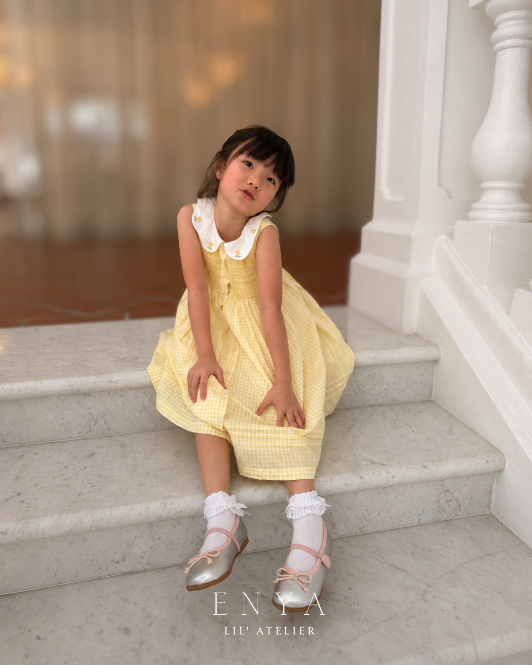 Lemira Handsmocked Dress