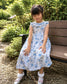 Evangeline Premium Linen Handsmocked Dress