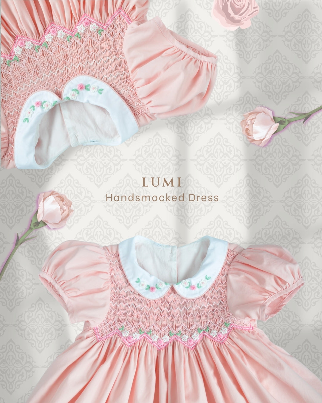 Lumi Handsmocked Dress