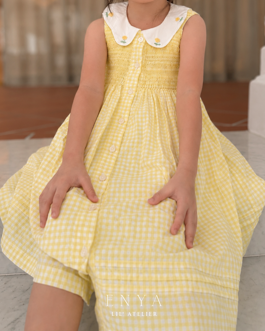 Lemira Handsmocked Dress