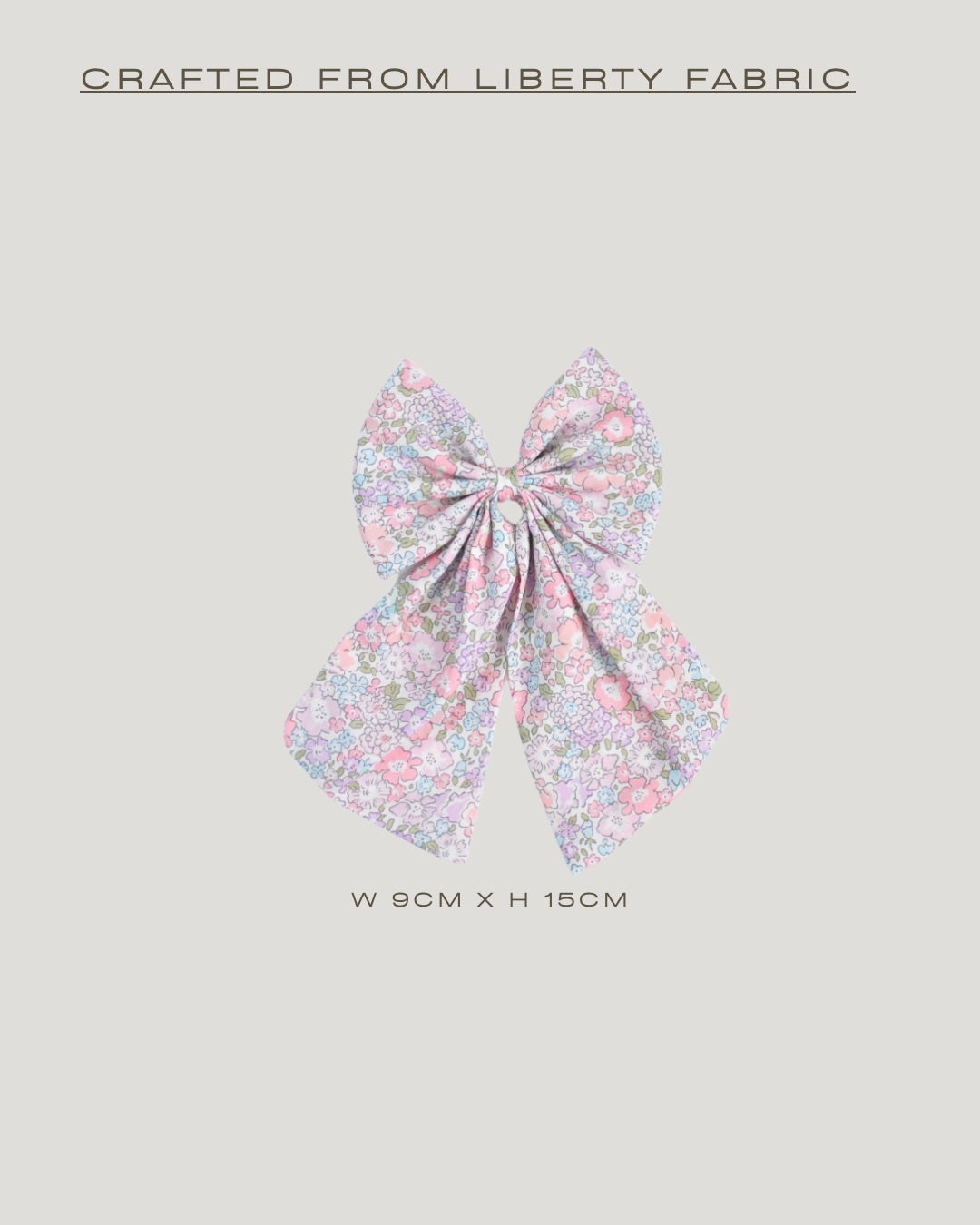 Tasya Floral Bow Hair Clip