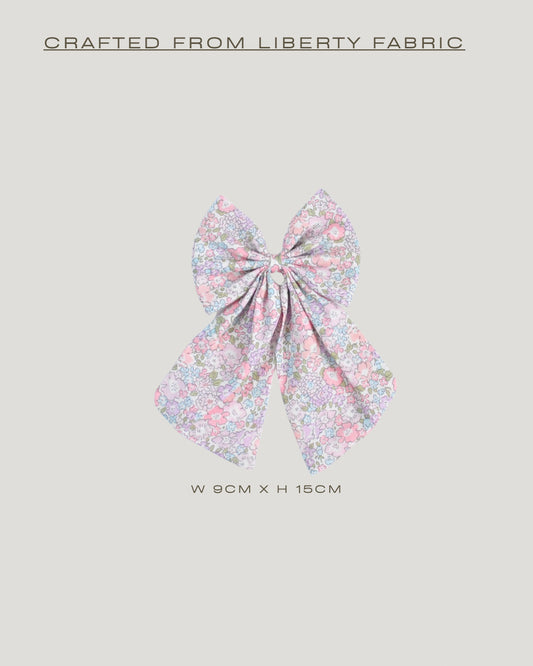 Tasya Floral Bow Hair Clip