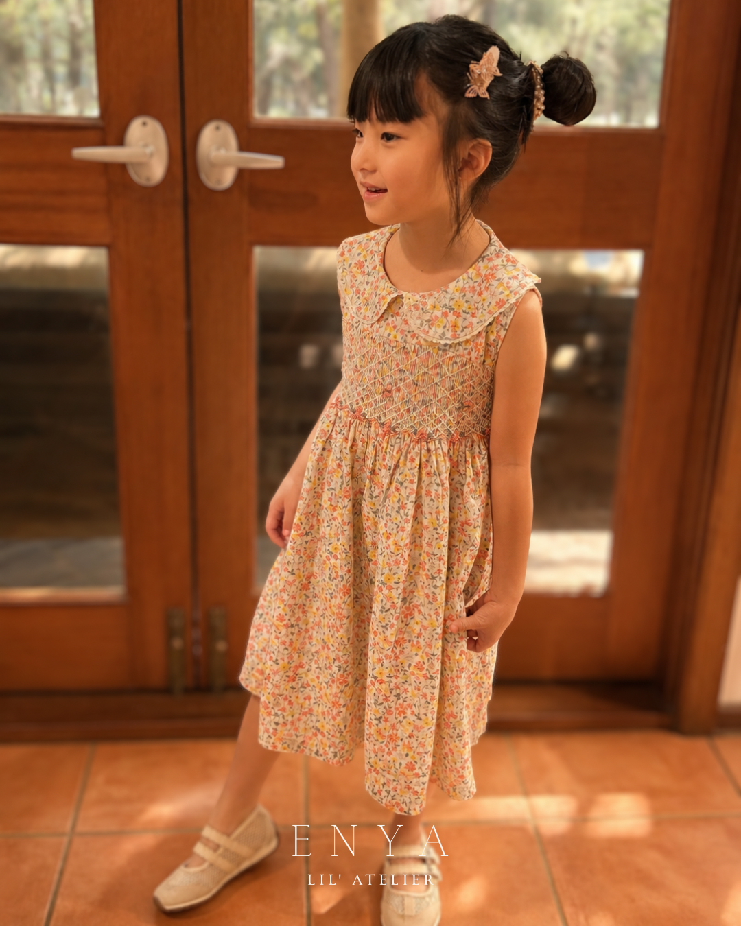 Clementine Handsmocked Dress