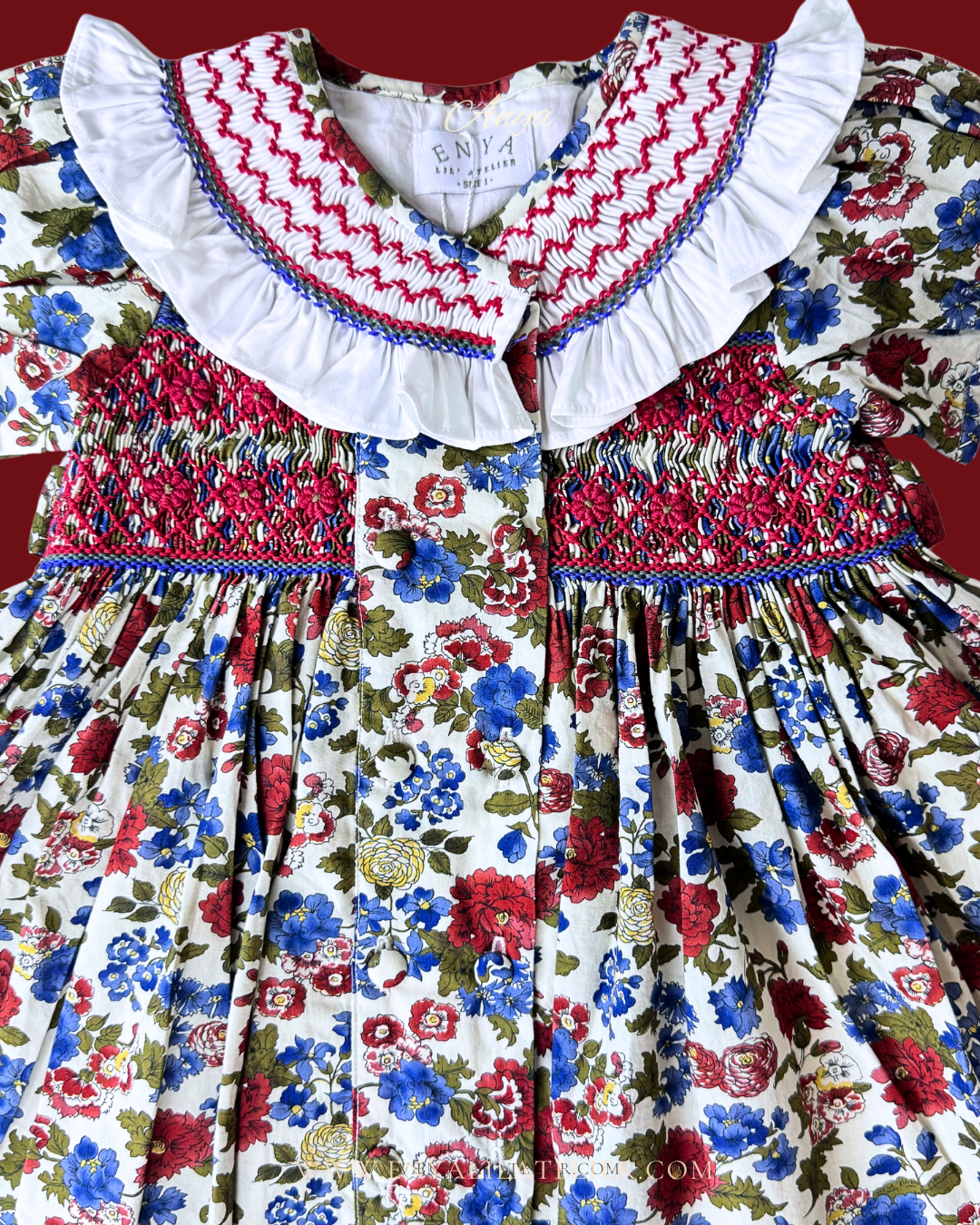 Anya Handsmocked Dress