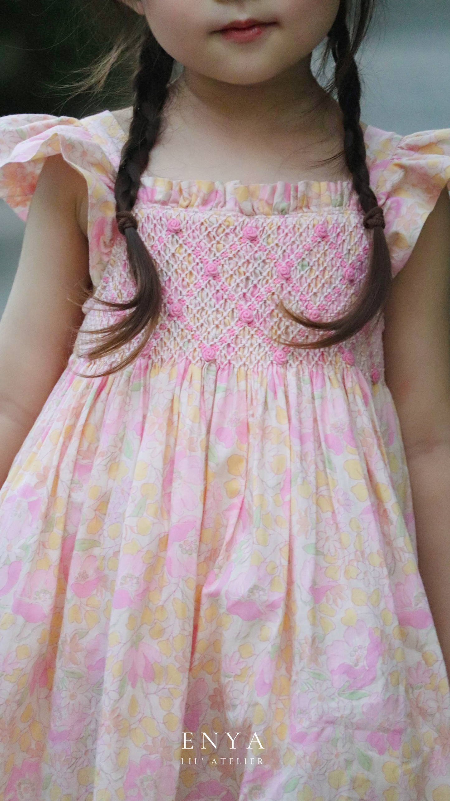 Hana Handsmocked Dress